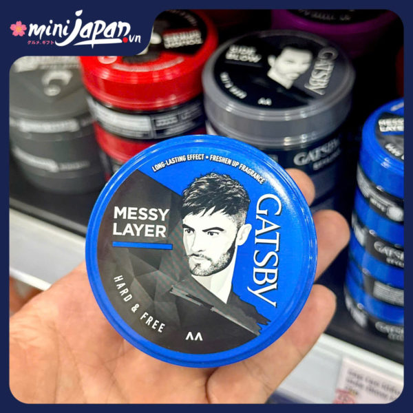 75g - Sáp tạo kiểu tóc Gatsby Messy Layer Hard & Free