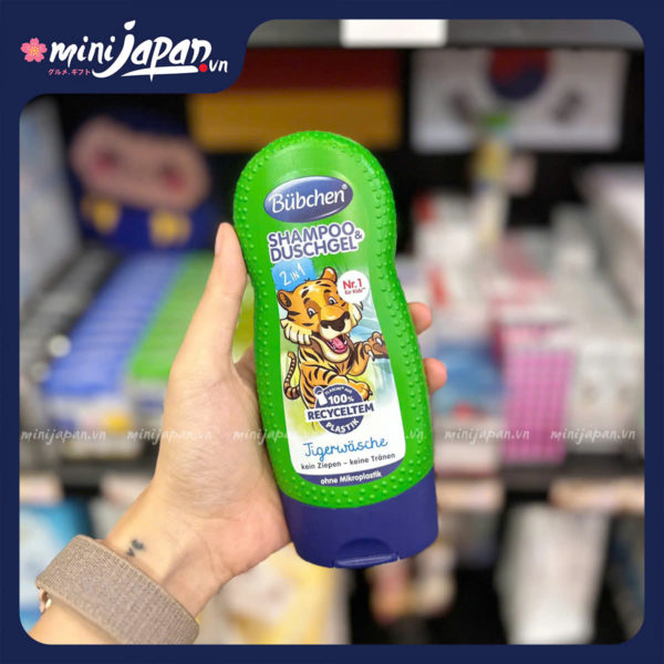 Sữa tắm dầu gội Bubchen con hổ 2in1 - chai 230ml