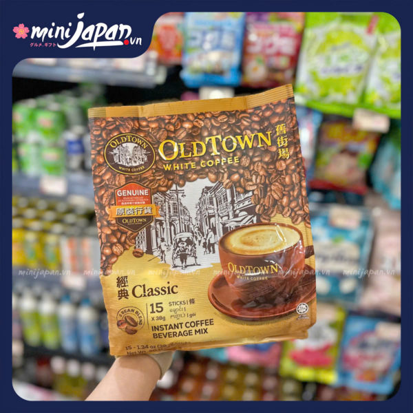 Cà Phê OldTown white Coffee 3in1 CLassic ( 15 gói x 38 g)