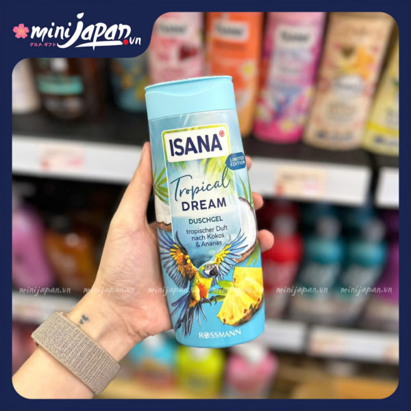 Sữa tắm ISANA Hương Dừa Dứa Chai 300ml