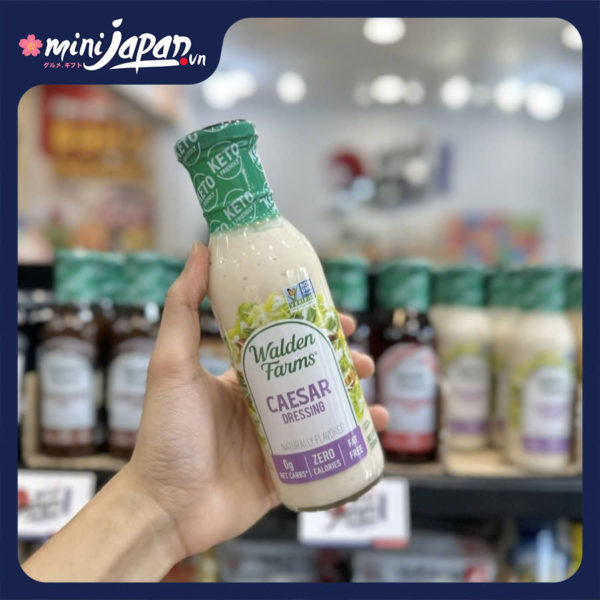 Chai Sốt Walden Farms CAESAR DRESSING 355ml