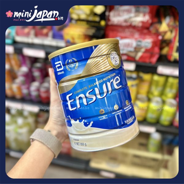 Thùng 6 Lon Sữa Ensure Hương Vani 850g (Hàng Úc)