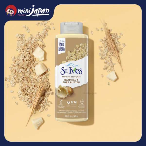 Sữa tắm St.Ives tẩy tế bào chết vani và sữa yến mạch 650ml