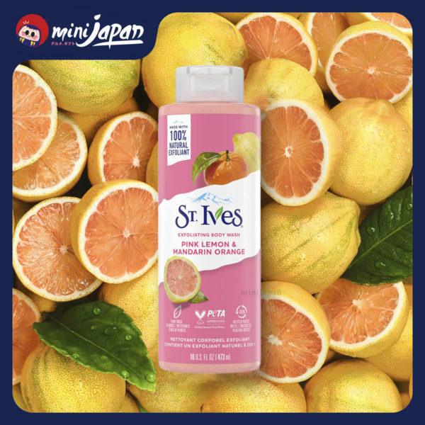 Sữa tắm St.Ives tẩy tế bào chết cam quýt và hoa anh đào 650ml