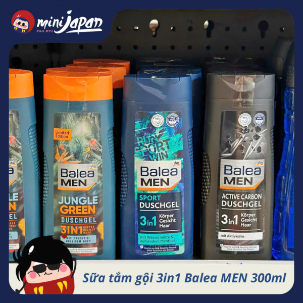 Sữa tắm gội 3in1 Balea men Jungle Green 300ml