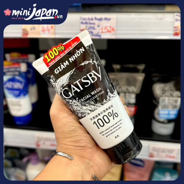 Sữa rửa mặt cho nam Gatsby Strong foam 130g