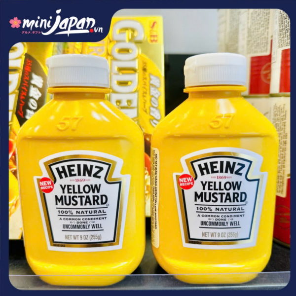 Mù Tạt Vàng Heinz Mustard chai 255g