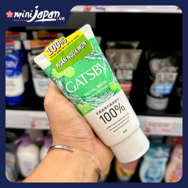 Sữa rửa mặt cho nam Gatsby Acne Foam 130g