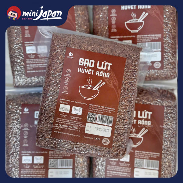 Gạo lứt huyết rồng Việt Thái 1kg