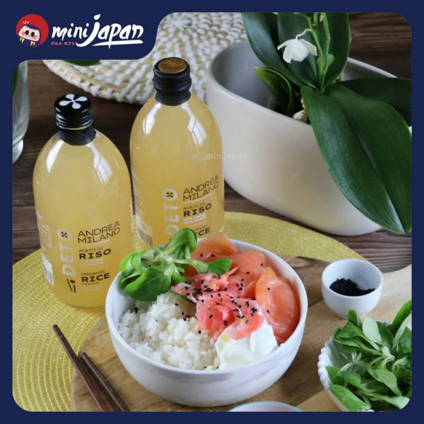 Giấm táo Detox hữu cơ có giấm cái Milano 500ml