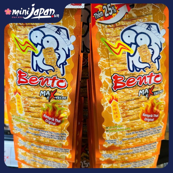 Snack mực tẩm gia vị Bento 5g - cay (cam)