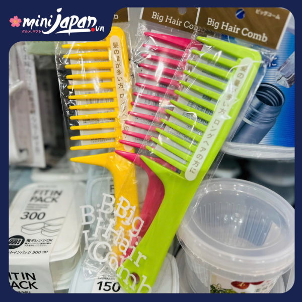 Lược chải tóc suôn mềm răng thưa cỡ to Tagami