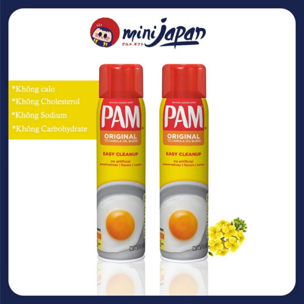 Dầu ăn kiêng dạng xịt Pam original 340g