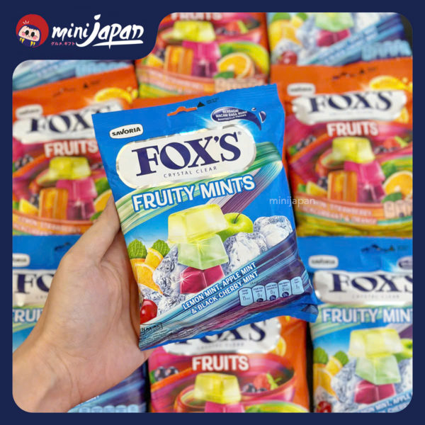 Kẹo FOX'S trái cây bạc hà 90g