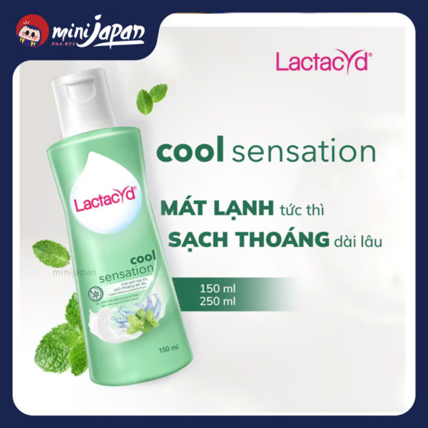 Dung dịch vệ sinh phụ nữ Lactacyd mát lạnh 150ml