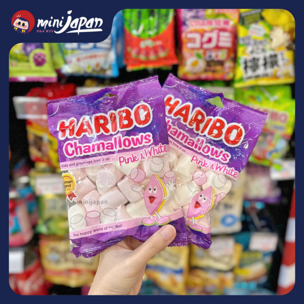 Kẹo xốp Haribo Chamallows Pink & White 70g