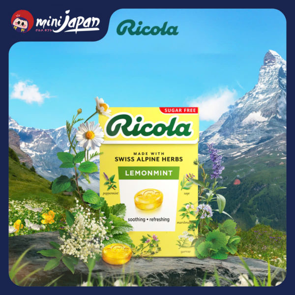 Viên ngậm thảo mộc Ricola LemonMint không đường 40g