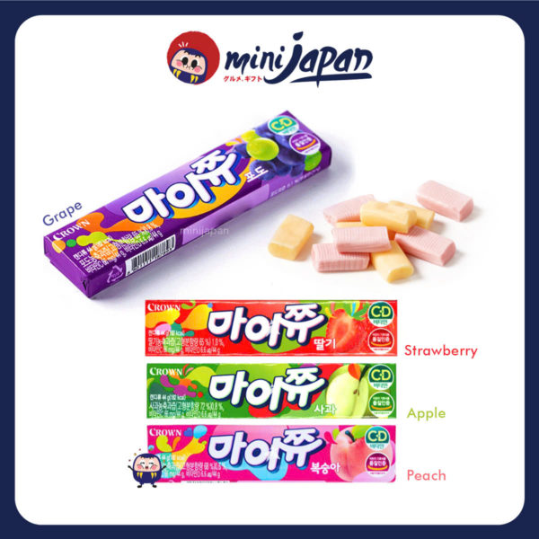 Kẹo mềm Crown vị táo 44g