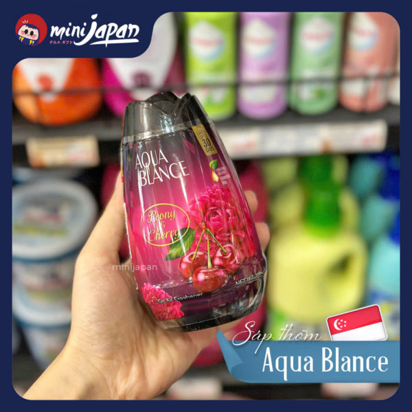 Sáp thơm hiệu Aqua Blance hương mẫu đơn & anh đào 200g