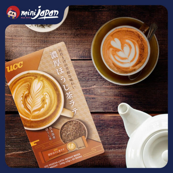 Bột trà rang Hojicha Latte UCC 15g x 10 gói