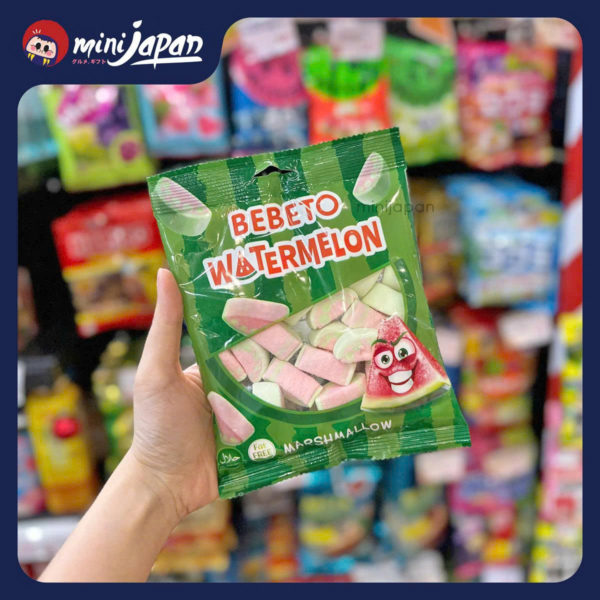 Kẹo xốp Marshmallow Bebeto dưa hấu 60g