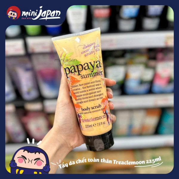 Tẩy da chết toàn thân Treaclemoon hương đu đủ 225ML