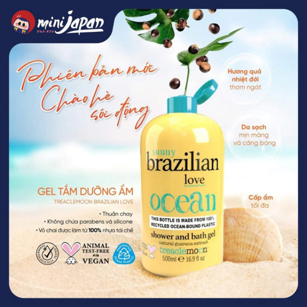 Gel tắm Treaclemoon Brazillian Love hương quả nhiệt đới 500ml