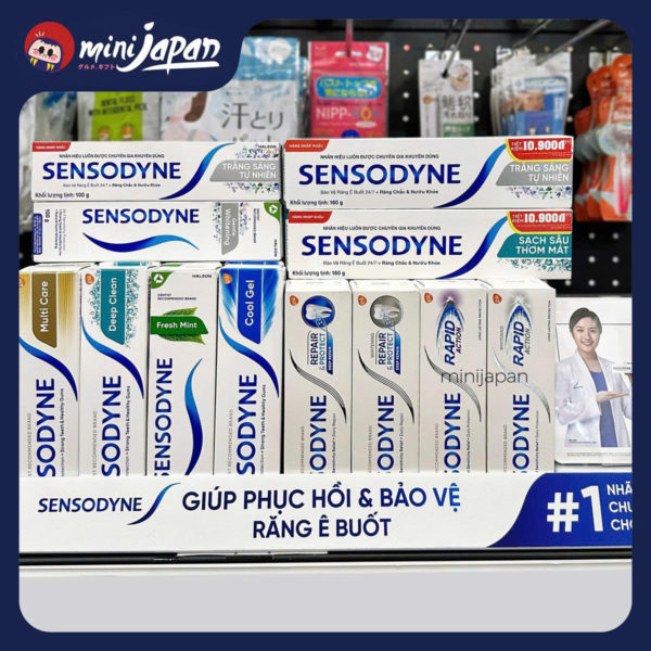 Kem đánh răng Sensodyne Fresh mint bạc hà 100g