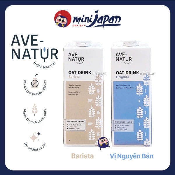 Sữa Yến Mạch Ave-Natur Oat Drink Original 1L