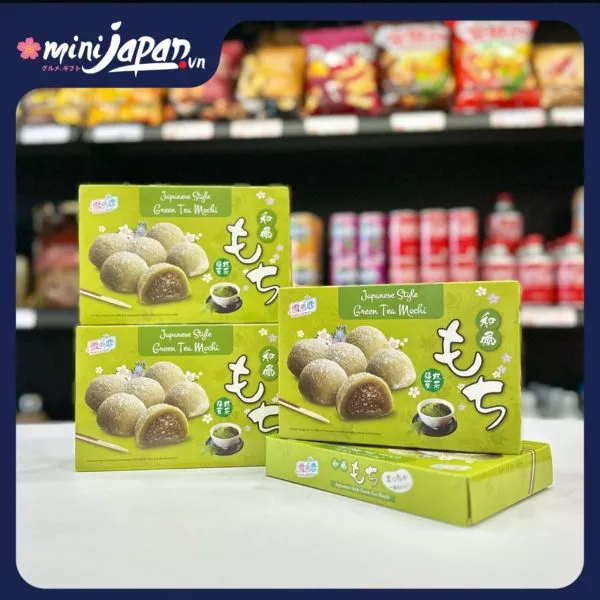 Bánh Mochi Yuki & Love vị trà xanh 210g