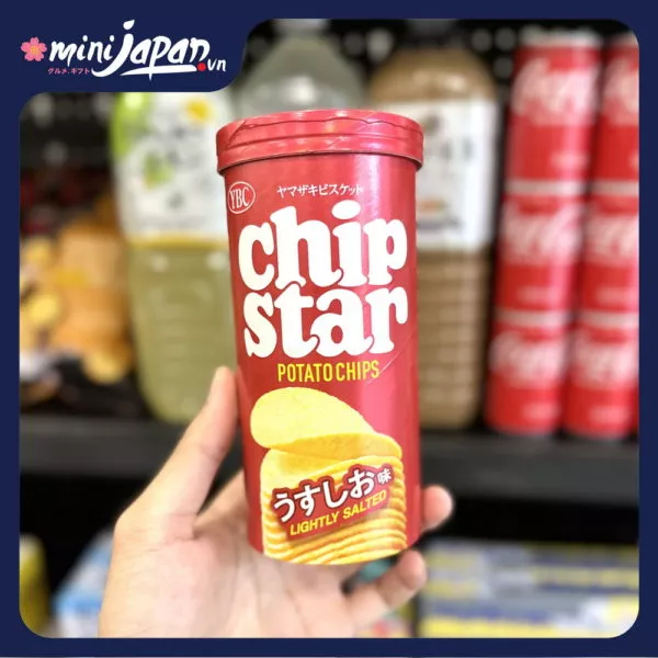 Khoai tây chiên Chipstar YBC vị muối lạt 45g đỏ