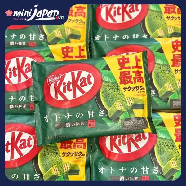 Bánh Kitkat trà xanh 10 cái