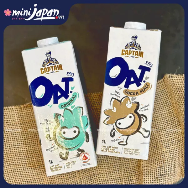 Sữa yến mạch Captain Oat Vị Original 1L