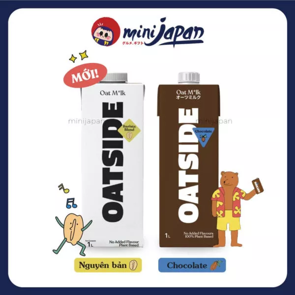 Sữa Yến Mạch Oatside Vị Barista Blend 1L